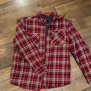 Lee Crimson Checkered Button-Up Shirt